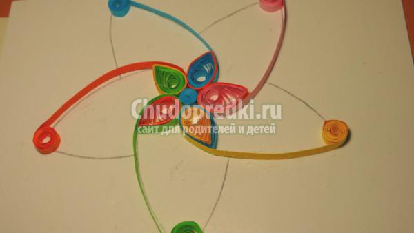 квиллинг рождественская звезда