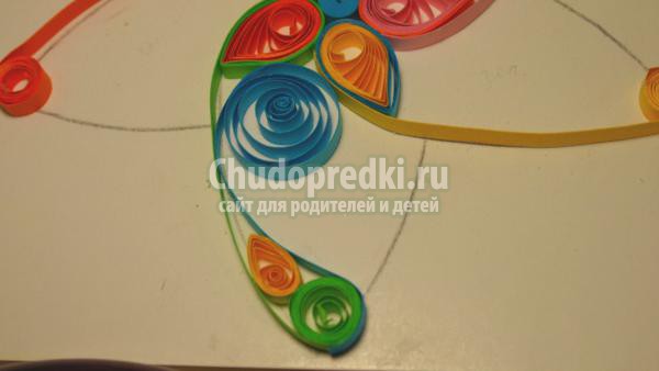 квиллинг рождественская звезда