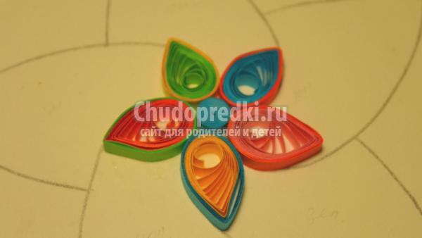 квиллинг рождественская звезда