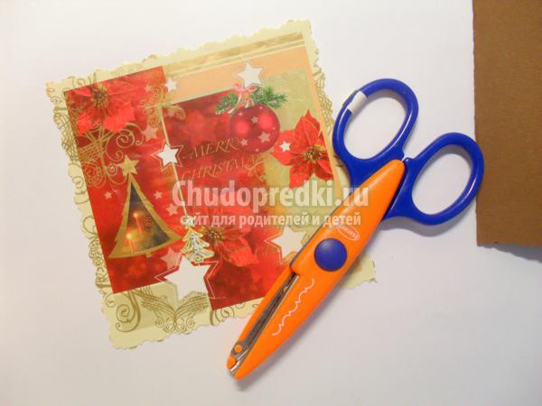 квиллинг рождественская открытка