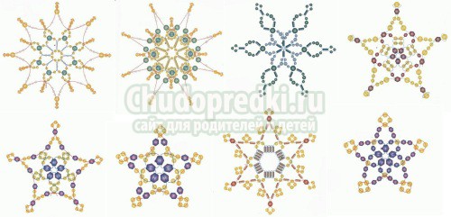 Поделки - снежинки на Новый Год