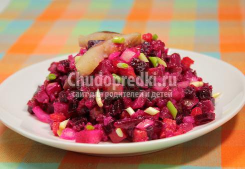 Винегрет с селедкой