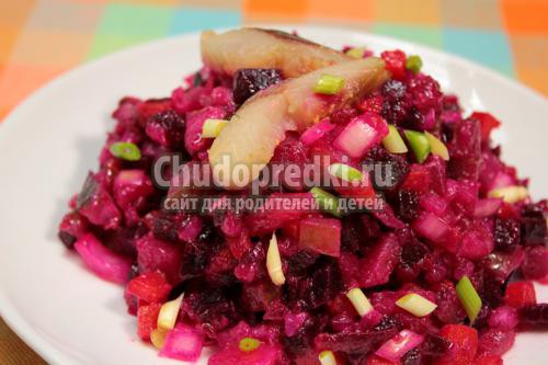 Винегрет с селедкой