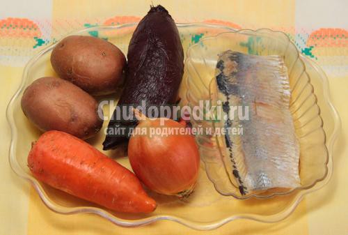 Винегрет с селедкой
