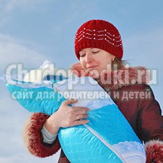 Какие бывают зимние конверты для новорожденных?