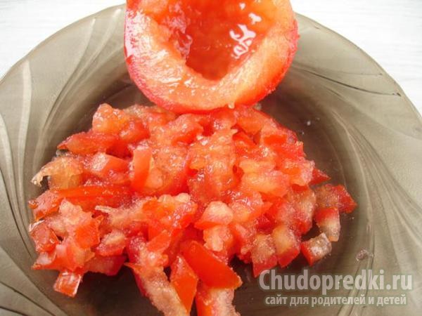 салат слоеный с ананасом и курицей. Сердце