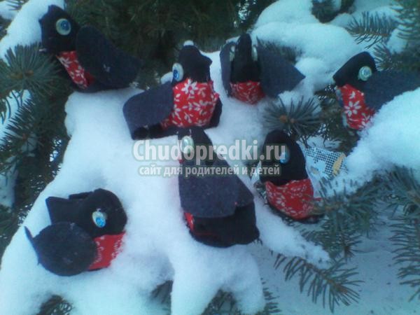 поделки с детьми. Птички из ткани поделки с детьми. Птички из ткани