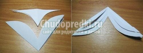 Снежинки из бумаги объемные