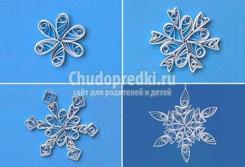 Снежинки из бумаги объемные