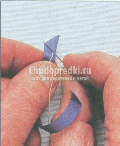 вышивка лентами цветы