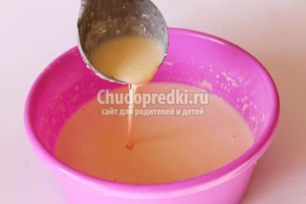 блинчики в кляре с копченой курицей