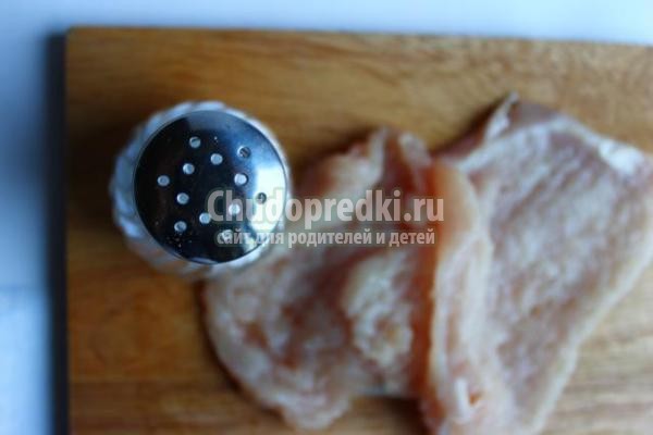 рулетики из куриного филе с сыром