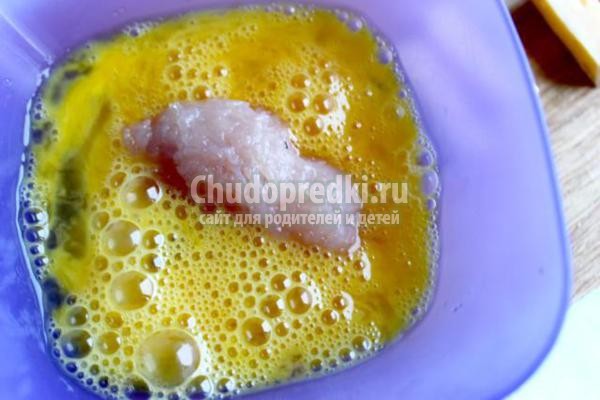 рулетики из куриного филе с сыром