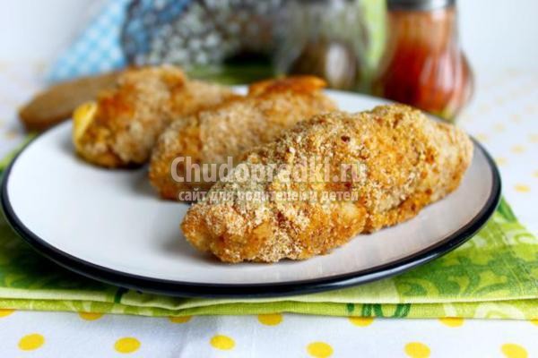 рулетики из куриного филе с сыром