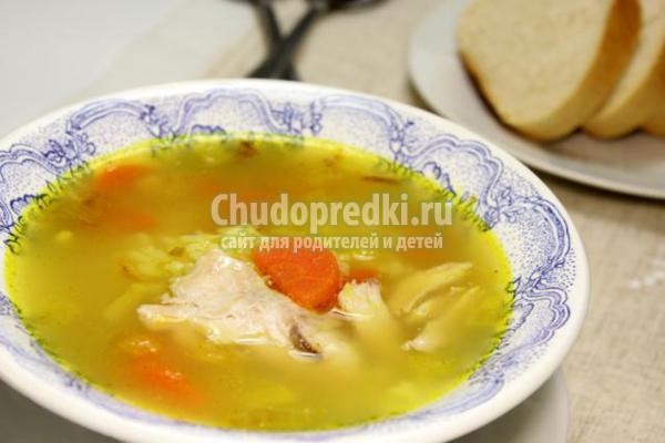 острый куриный суп с карри