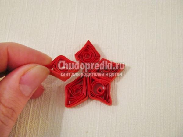 квиллинг. Открытка на день Защитника Отечества