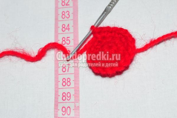 вязание крючком. Сердечко амигуруми