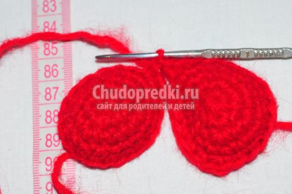 вязание крючком. Сердечко амигуруми