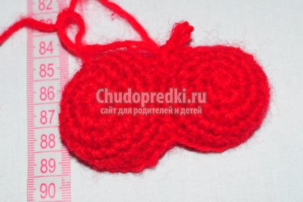 вязание крючком. Сердечко амигуруми