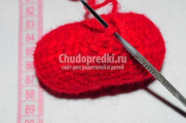 вязание крючком. Сердечко амигуруми