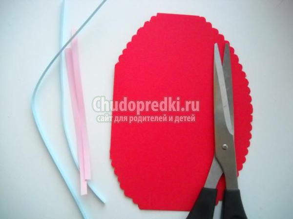 квиллинг. Пасхальная открытка