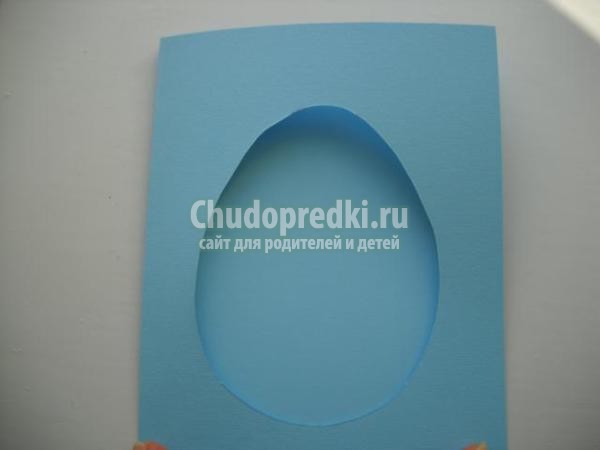 квиллинг. Открытка к Пасхе