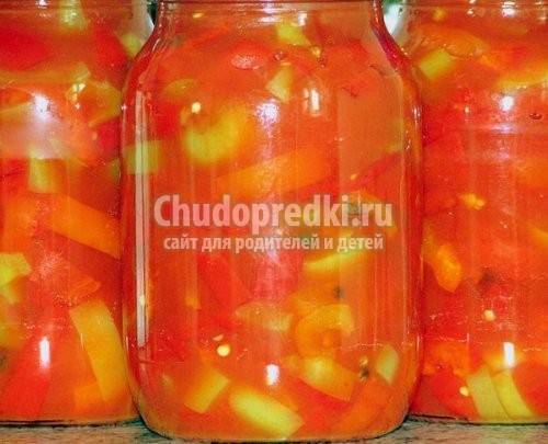 Салат из помидоров на зиму