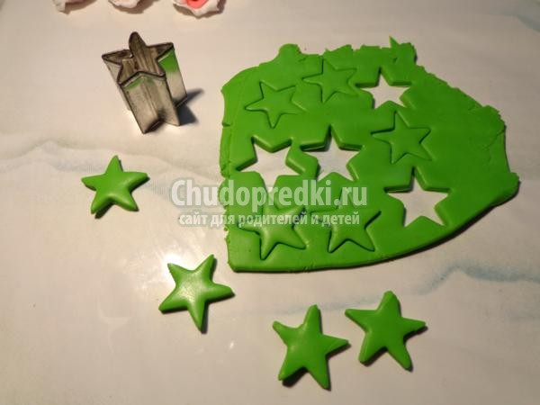 браслет из полимерной глины. Букет роз