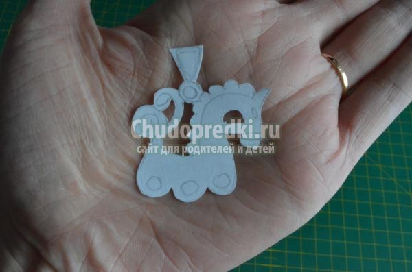 серёжки из полимерной глины. Лошадки