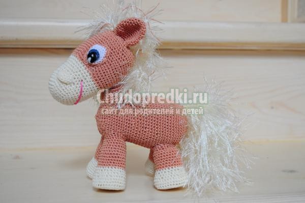 вязание крючком амигуруми. Лошадка 2014
