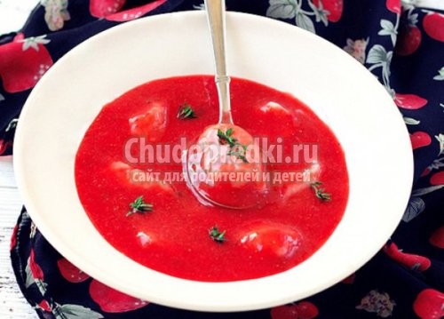 Рецепты детских супов