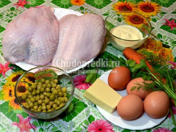 праздничные куриные рулетики