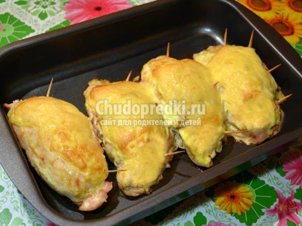 праздничные куриные рулетики