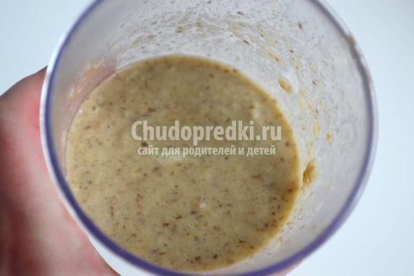 грибной суп-пюре на курином бульоне
