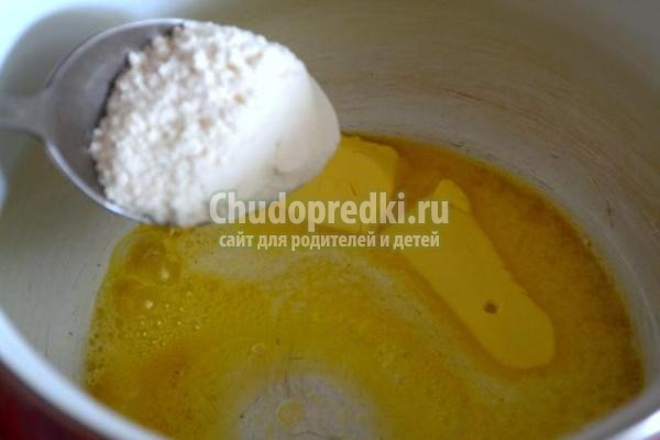 грибной суп-пюре на курином бульоне
