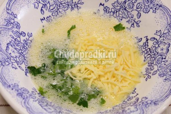 куриный суп с сырными клецками