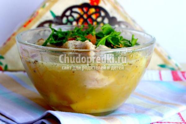 соус с курицей и овощами