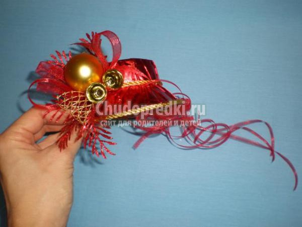 подарки на Новый год 2014. Декор шампанского