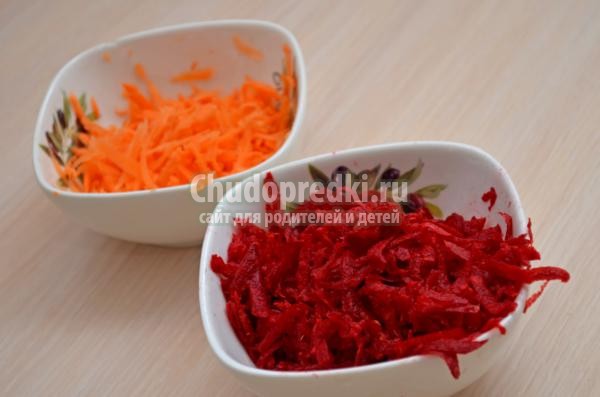 постный красный борщ