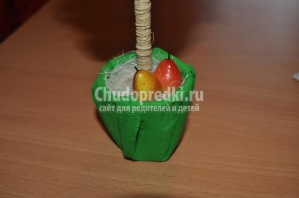 топиарий своими руками. Грушки