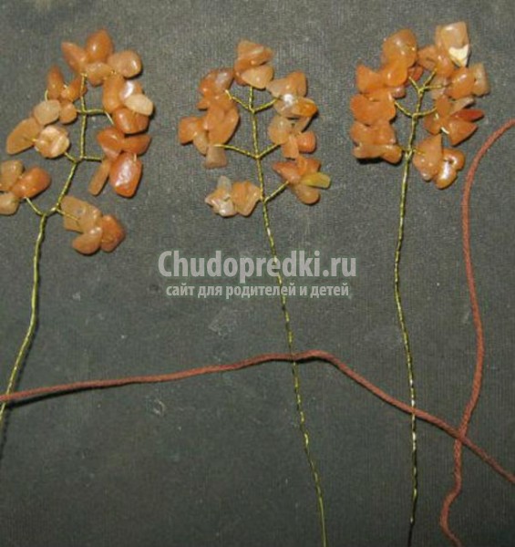дерево счастья из сердолика