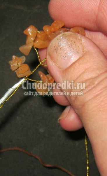дерево счастья из сердолика