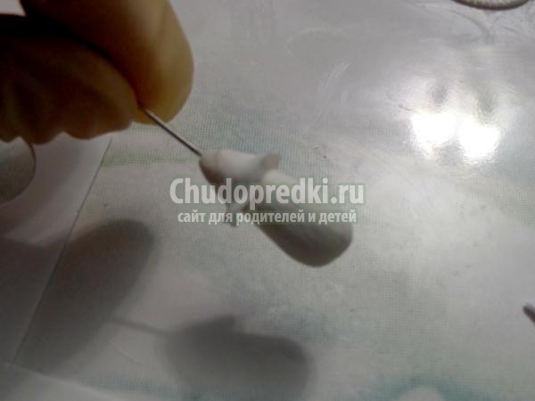 серьги мухомор из полимерной глины