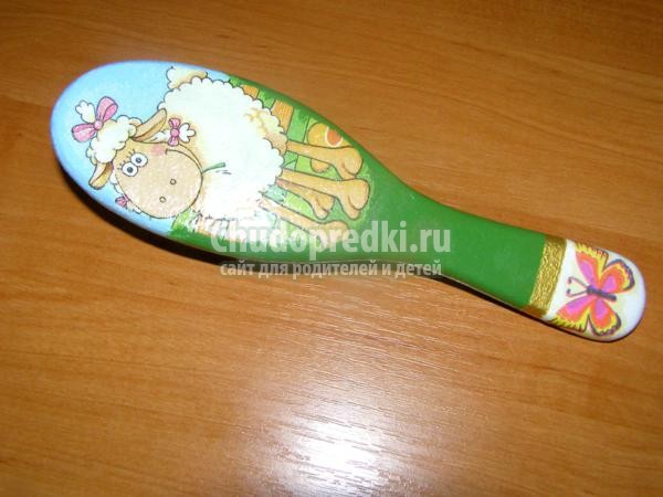 декупаж расчески своими руками