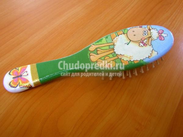 декупаж расчески своими руками