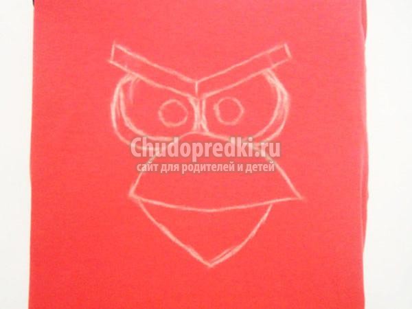 роспись футболки акриловыми красками. Angry Birds