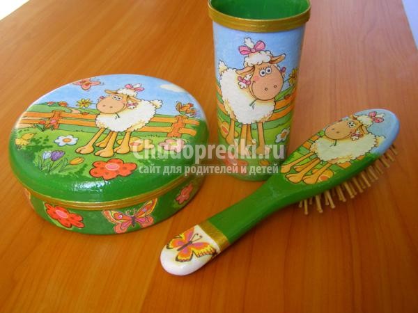 декупаж шкатулки своими руками