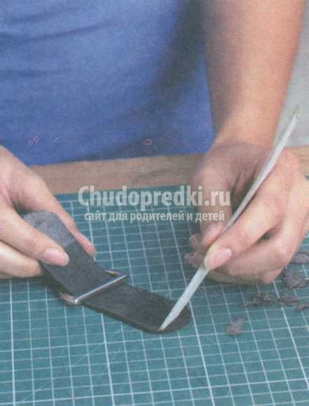 металлическая фурнитура на коже