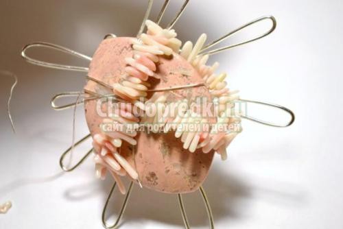 кулон из ювелирной проволоки