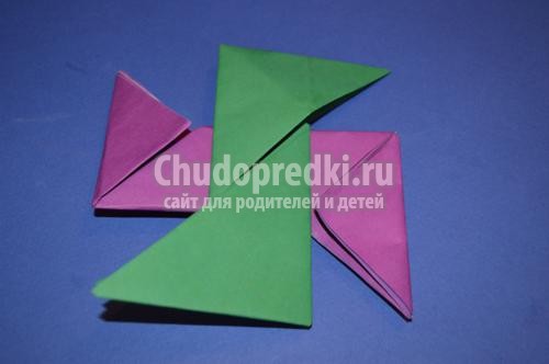 как сделать сюрикен из бумаги